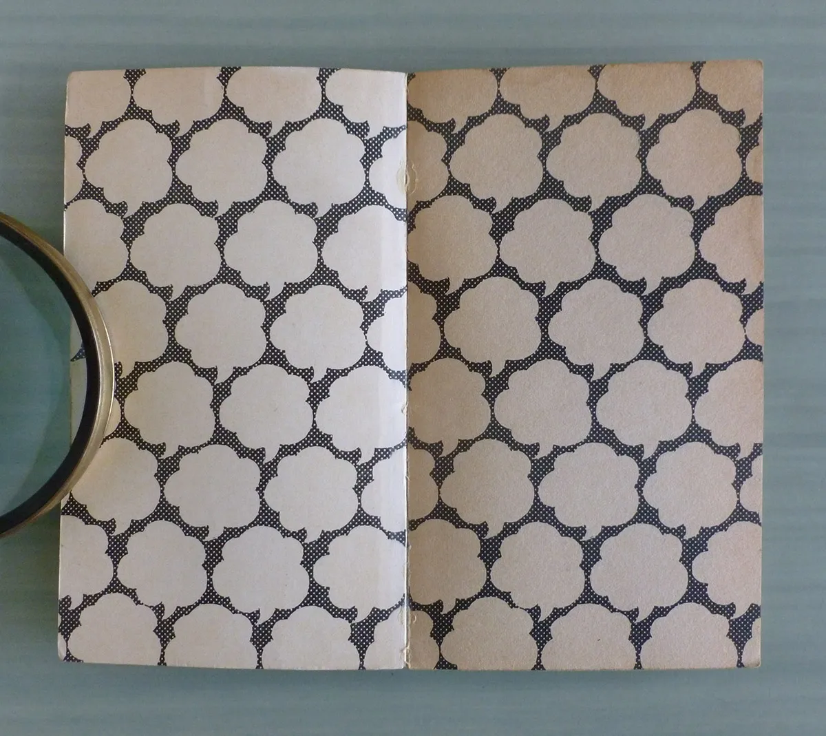 Can’t think of anything to say about pop art endpapers.