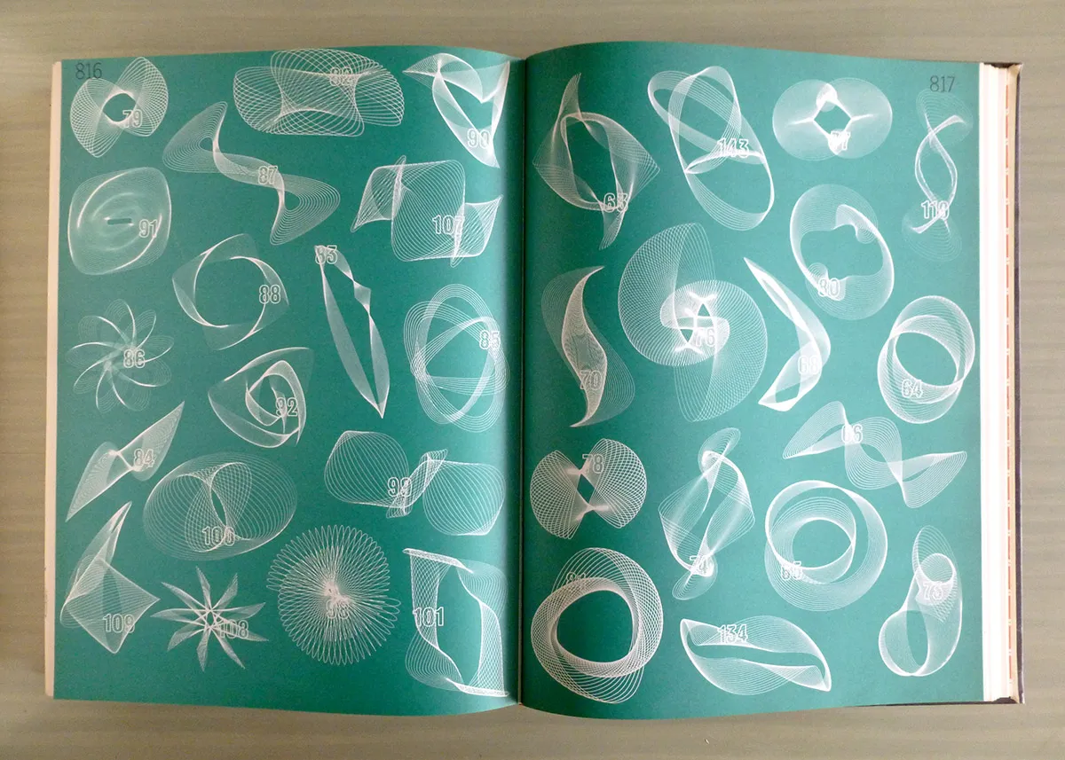 800 pages deep in a monolithic type specimen book, the letterforms degenerate into wisps of pure abstraction.