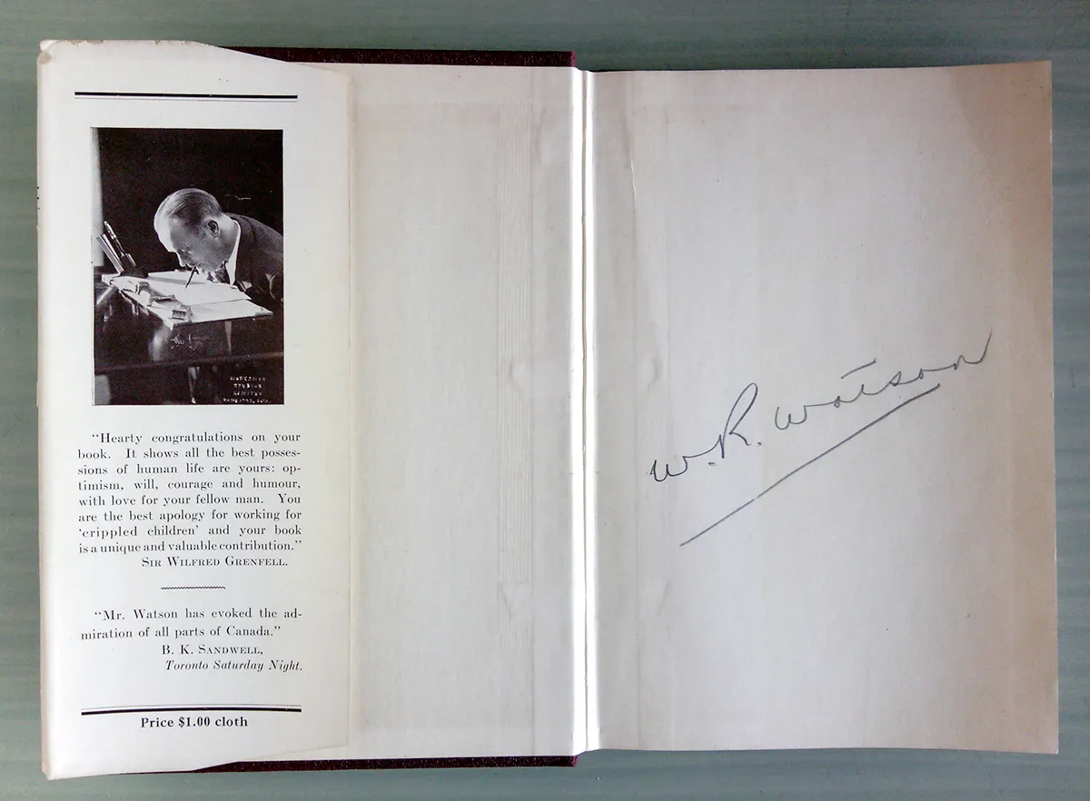 The memoir of an armless man who learned to write with his mouth (and to shave and play cards with his toes) is inherently interesting; but the fact that it’s SIGNED BY THE AUTHOR is positively astounding.
