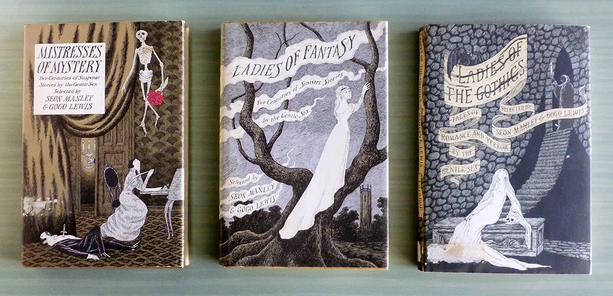It’s LADIES’ NIGHT at the Edward Gorey dustjacket factory.